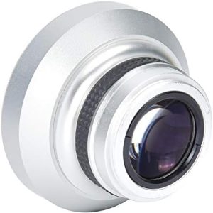 37Mm Fisheye Lens Camcorder,Camera Lens Silver Strong Applicability 37mm 0.25X Super Fisheye Additional Lens for 37mm Caliber Camera Lenses